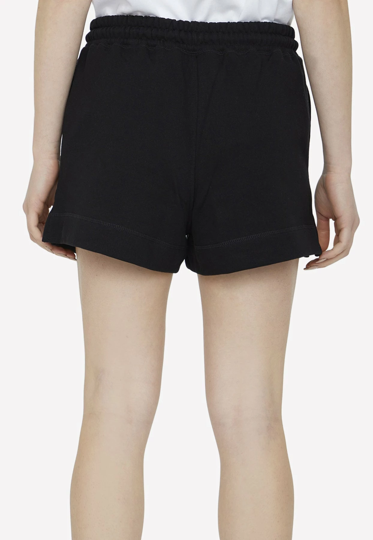GANNI Logo-Embroidered Drawstring Shorts Black 4 GANNI Logo-Embroidered Drawstring Shorts Black - Image 4