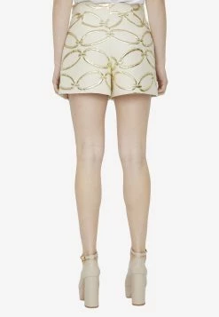 Valentino Chain 1967 Brocade Shorts Gold -Evening Dresses Popular Store MzU3MTMz