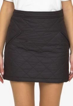Burberry Quilted Mini Skirt Brown
