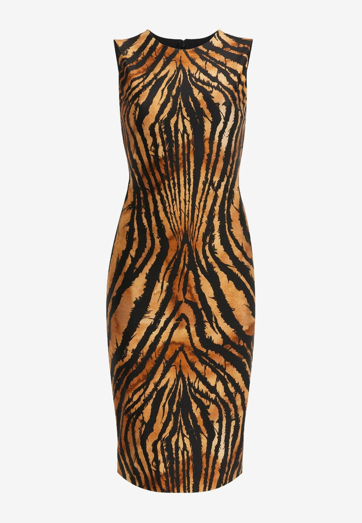 Roberto Cavalli Freedom Tiger Print Dress Brown 3 Roberto Cavalli Freedom Tiger Print Dress Brown - Image 3