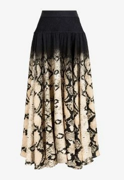Roberto Cavalli Python And Ocelot-Print A-Line Skirt Multicolor 7 Roberto Cavalli Python And Ocelot-Print A-Line Skirt Multicolor -Evening Dresses Popular Store PKT304 202RE69 20D0262