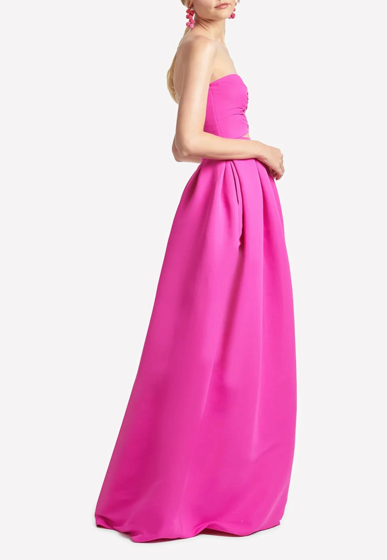 Sachin & Babi Ava Maxi Skirt With Box Pleats Pink 2 Sachin & Babi Ava Maxi Skirt With Box Pleats Pink - Image 2