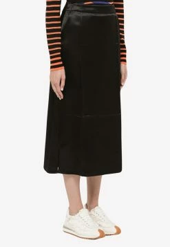 Loewe Satin Midi Pencil Skirt Black 7 Loewe Satin Midi Pencil Skirt Black -Evening Dresses Popular Store S359Y08X20VI L LOEW 1100.c
