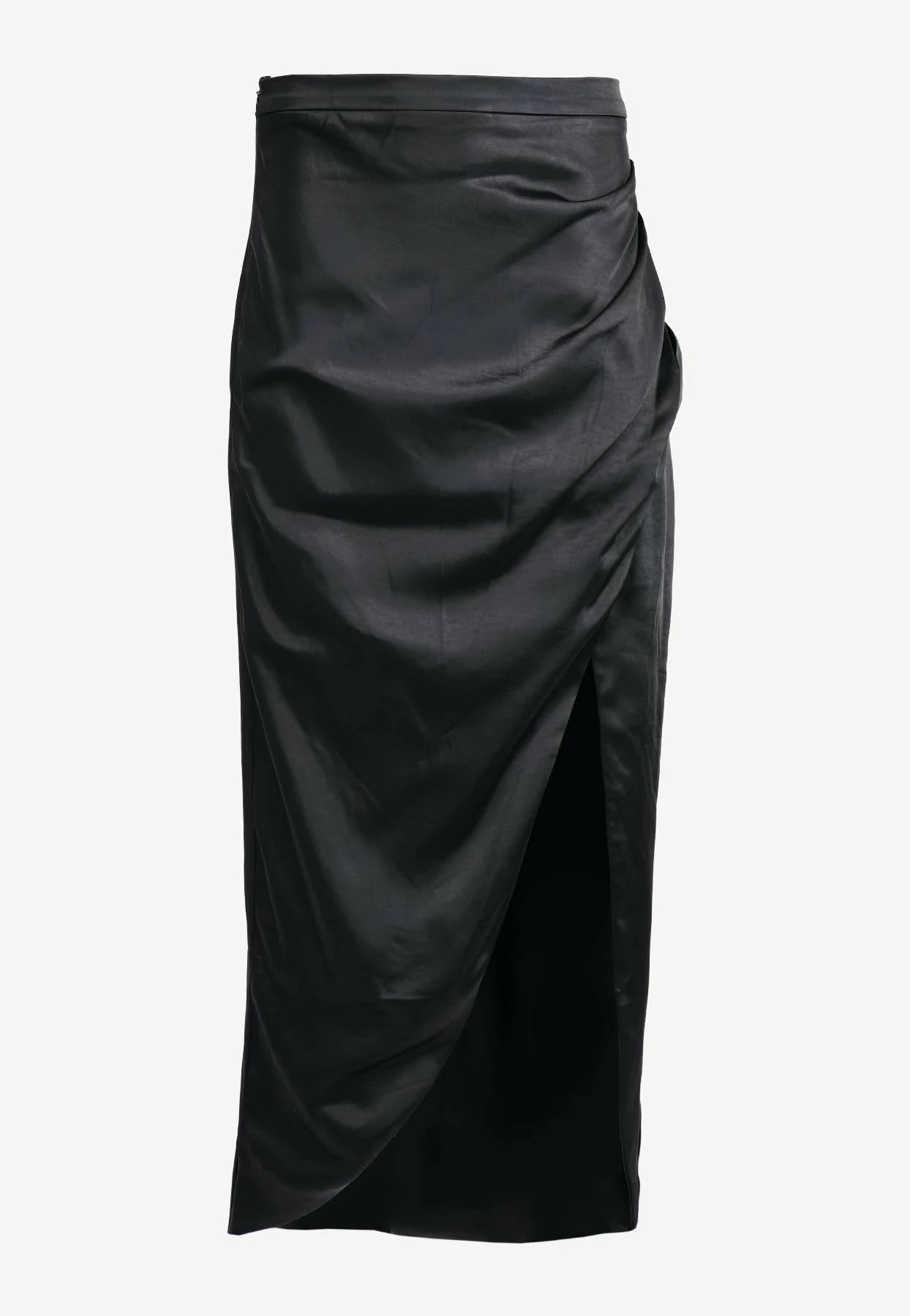 Elliatt Eva High-Waist Satin Skirt Black 1 Elliatt Eva High-Waist Satin Skirt Black