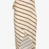 Pink Filosofy Positano Striped Wrap Skirt Beige