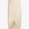 Pink Filosofy Bossa Midi Wrap Skirt Beige
