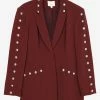 Cinq à Sept  Studded Dive Blazer Red