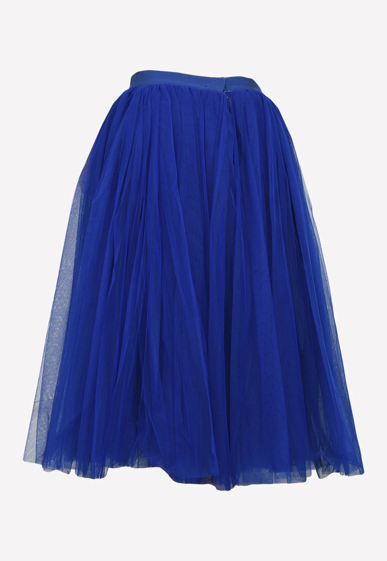 Dolce & Gabbana Tulle Flared Midi Skirt Blue 2 Dolce & Gabbana Tulle Flared Midi Skirt Blue - Image 2