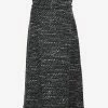 Dolce & Gabbana Wool Knitted Tweed Skirt Gray