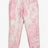 Dolce & Gabbana Jacquard Brocade Cropped Pants Pink