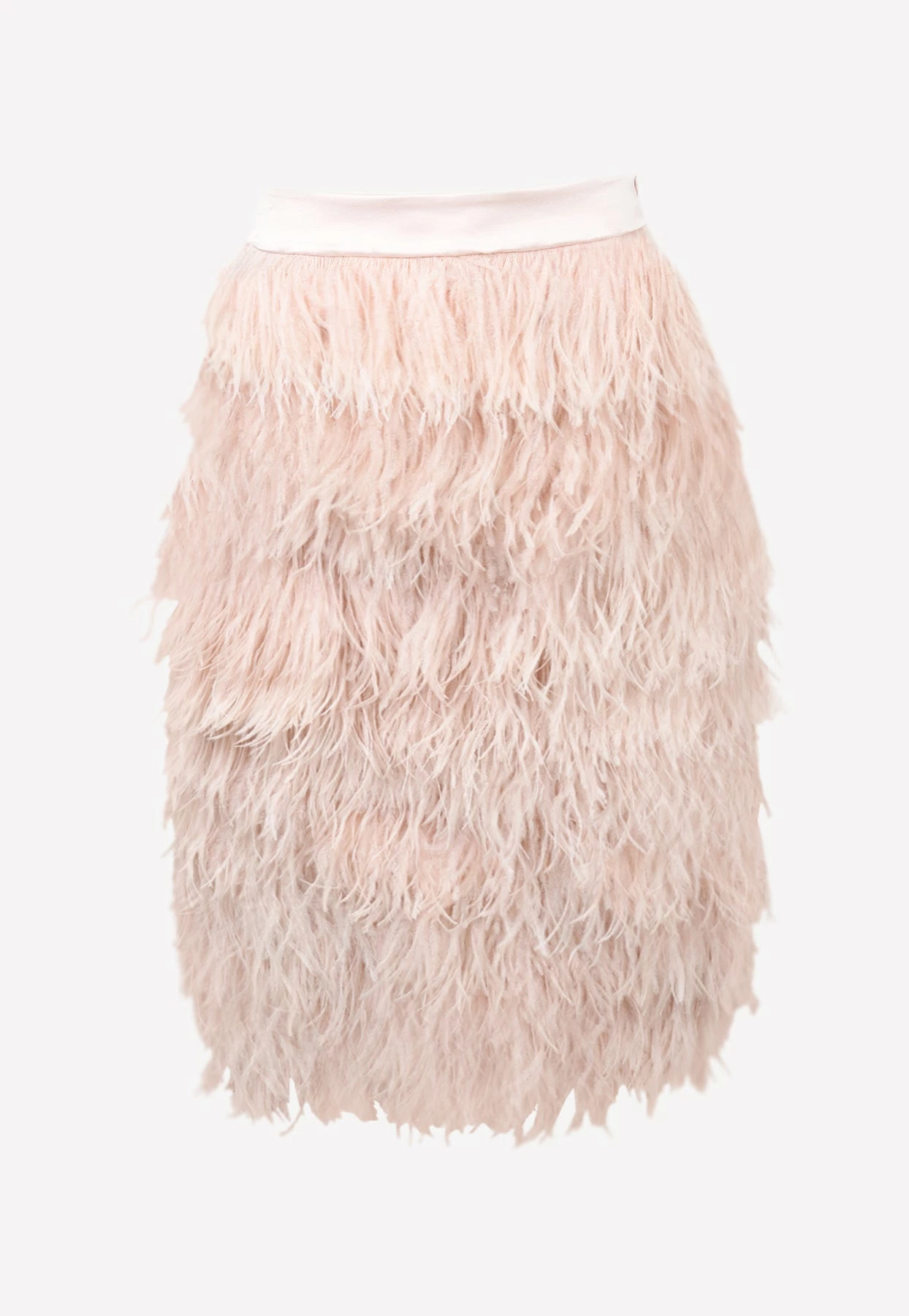 Tom Ford Feathered Pencil Skirt Pink 1 Tom Ford Feathered Pencil Skirt Pink