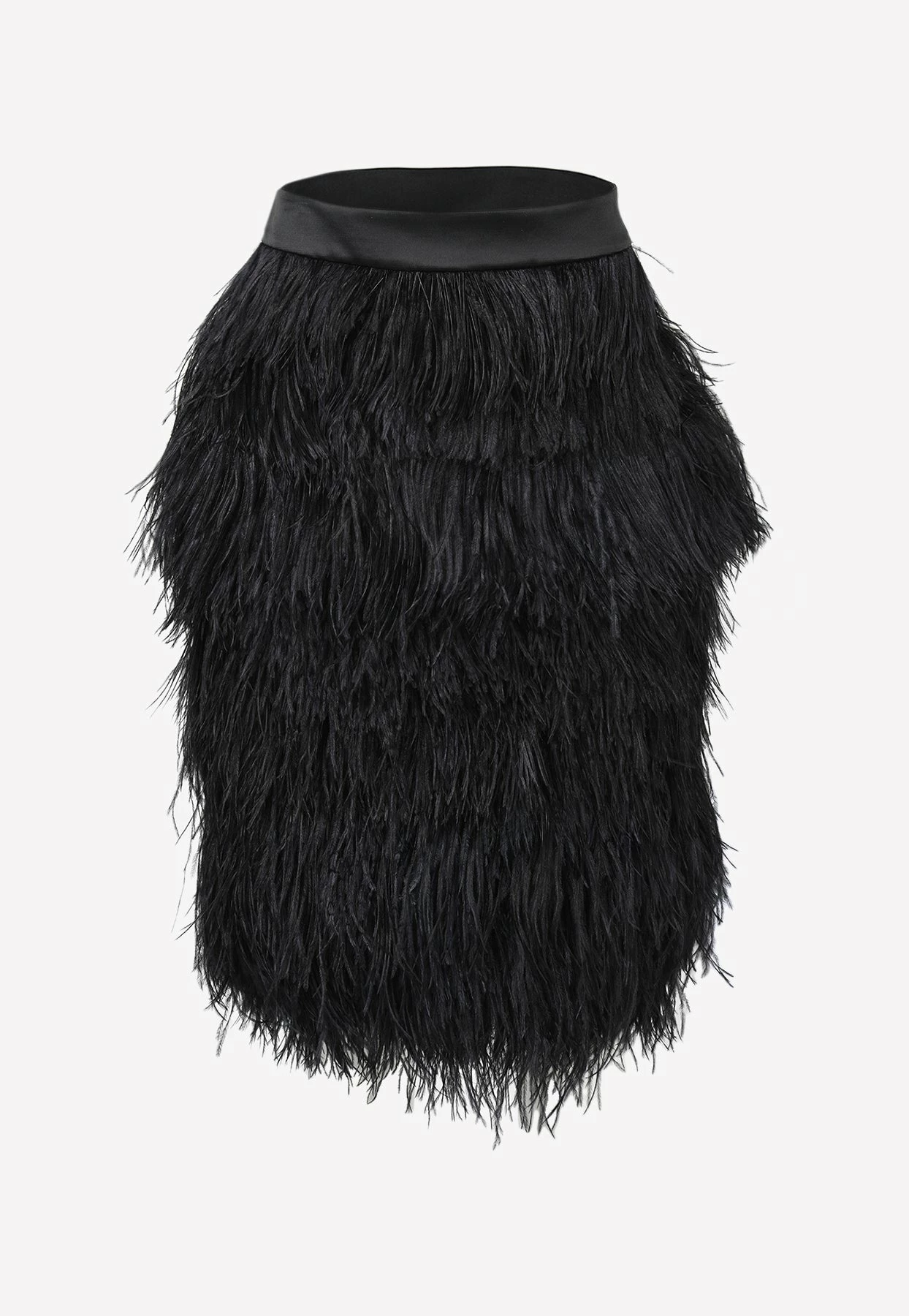 Tom Ford Feathered Pencil Skirt Black 1 Tom Ford Feathered Pencil Skirt Black