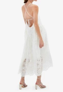 Jonathan Simkhai Zayna Crochet Guipure Midi Dress White -Evening Dresses Popular Store White 20Zayna 20Crochet 20Midi 20Dress 3