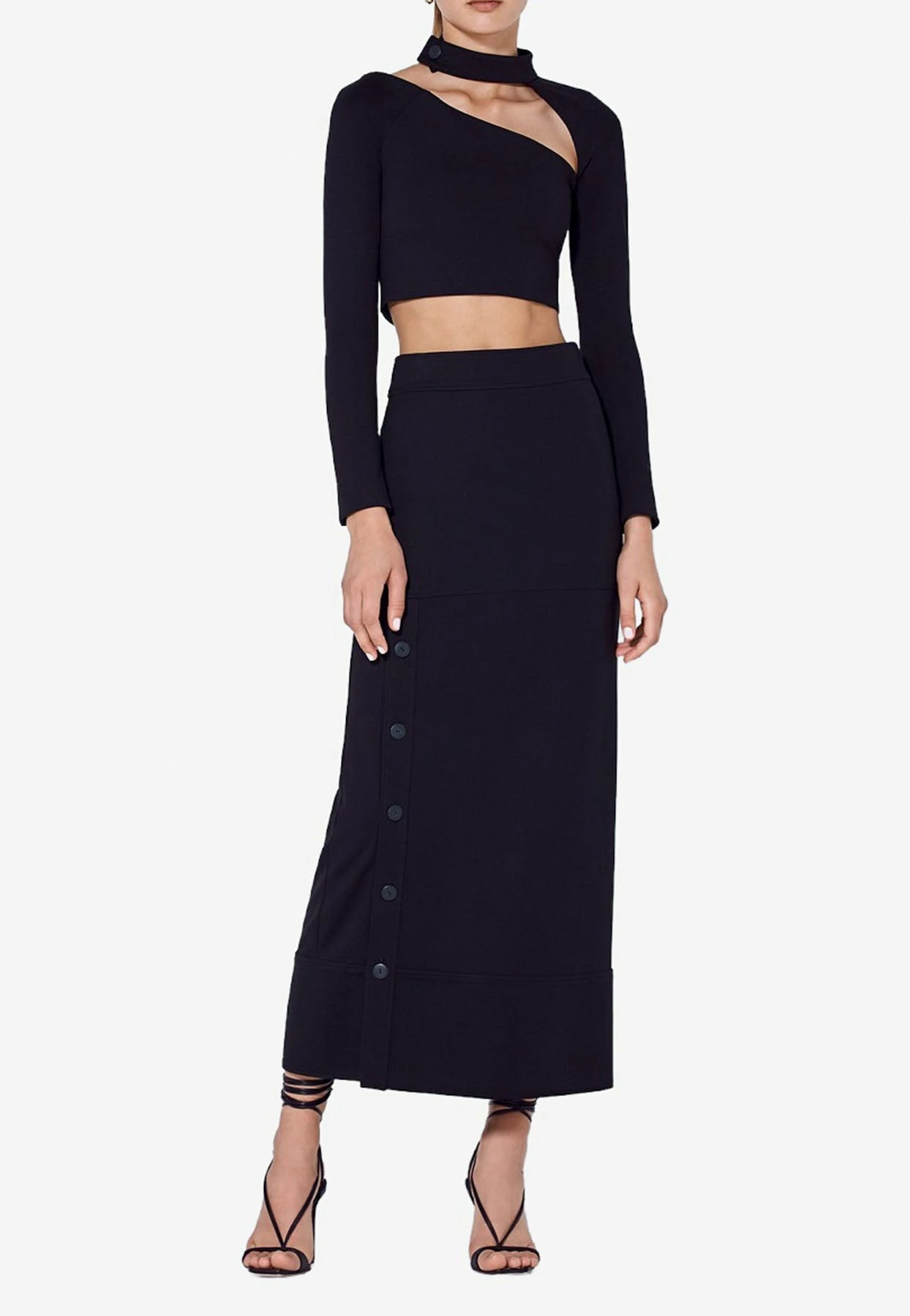 Alexis Camryn Cropped Top Black 1 Alexis Camryn Cropped Top Black