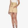 Alexis High-Waist Thatcher Shorts Yellow