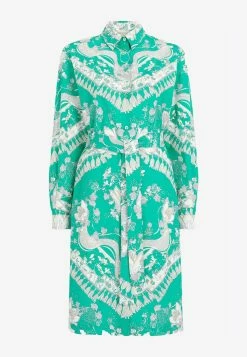 Emilio Pucci Rugiada Print Cotton Shirt Dress Green -Evening Dresses Popular Store emilio pucci rugiada print cot 12