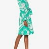 Emilio Pucci Rugiada Print Cotton Shirt Dress Green