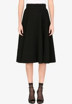 Dolce & Gabbana Bouclé Godet A-Line Skirt Black 6 Dolce & Gabbana Bouclé Godet A-Line Skirt Black -Evening Dresses Popular Store f4byptfu3jl n0000 0