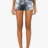 Dolce & Gabbana High-Waist Patchwork Denim Shorts Blue