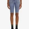 Balmain Denim Cycling Shorts Blue